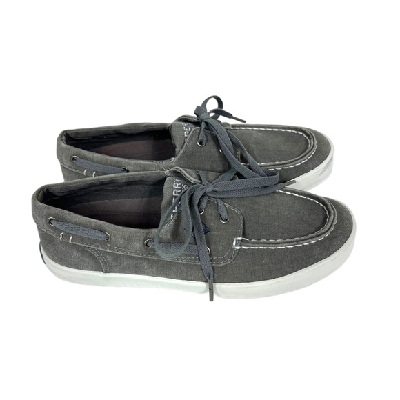 Sperry Deck Shoe Wahoo 2 Eye Casual Gray - Mens 7 - Picture 1 of 6